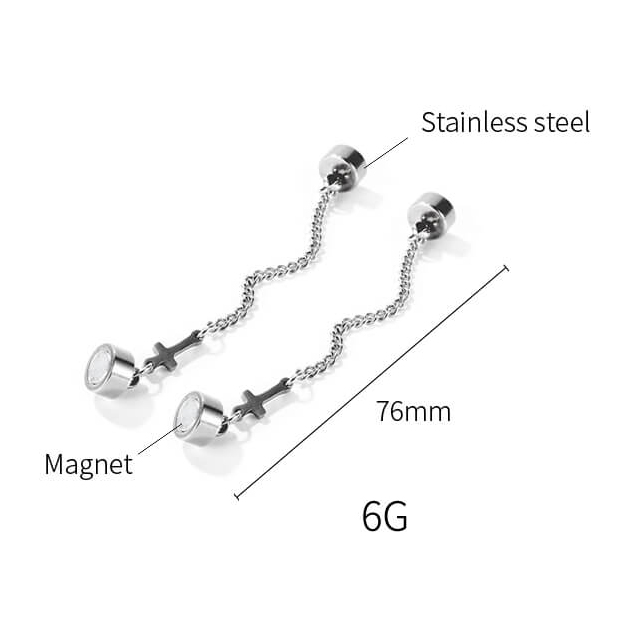 Dámské magnetické náušnice Crivella (5)